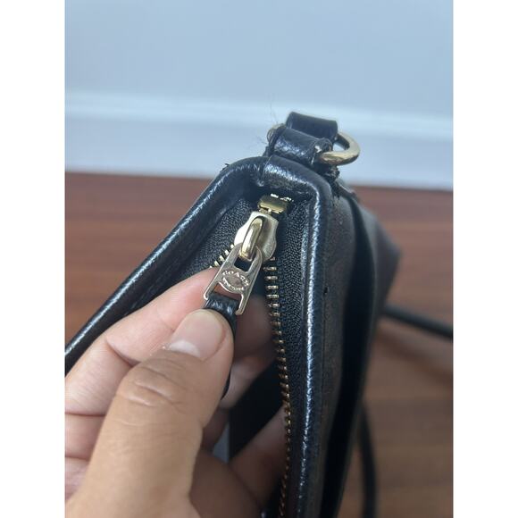 COACH F34938 Signature File Crossbody Leather Bag Brown Black CC No Hang Tag! - Picture 9 of 11